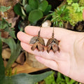 Boucles d'Oreilles Pendantes Gland d'Automne