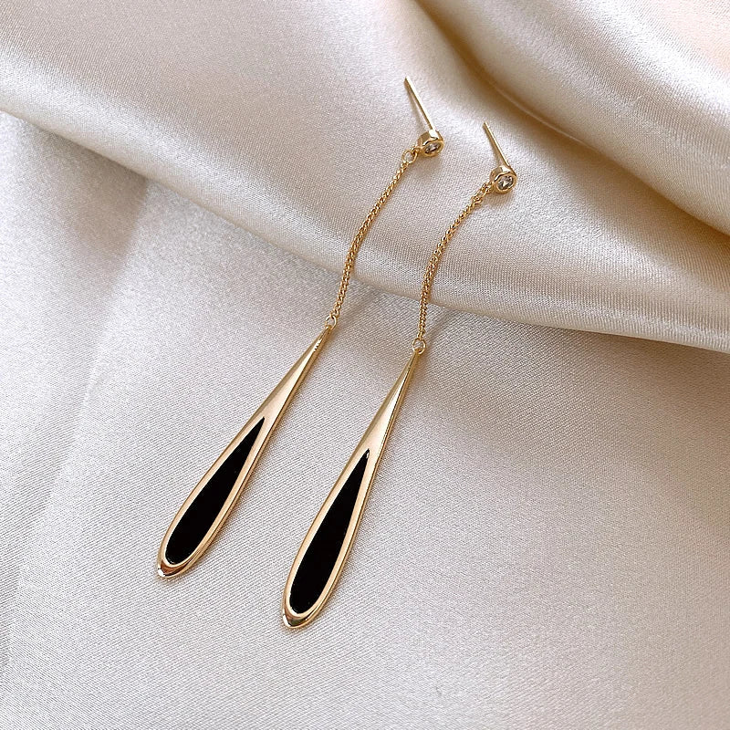 Delicate Water Drop Stud Earrings