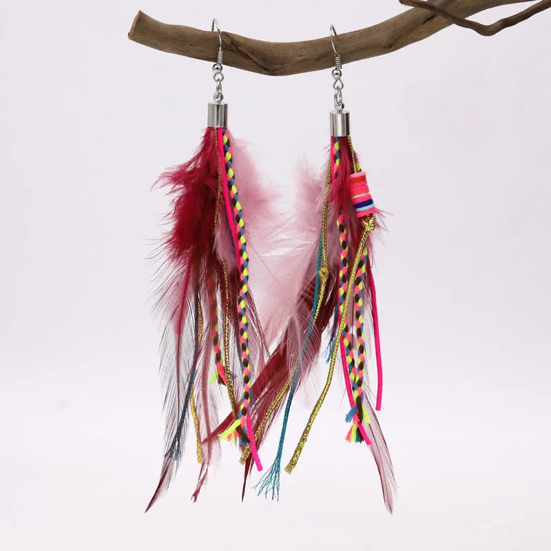 Feather Dangle Earrings 5