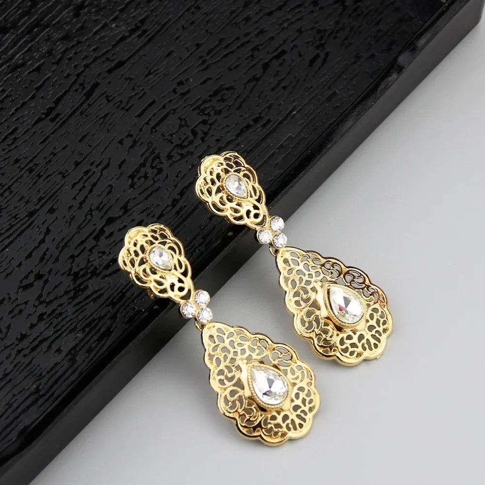 Women's Arabic-style drop earrings