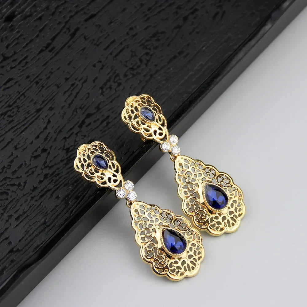 Women's Arabic-style drop earrings
