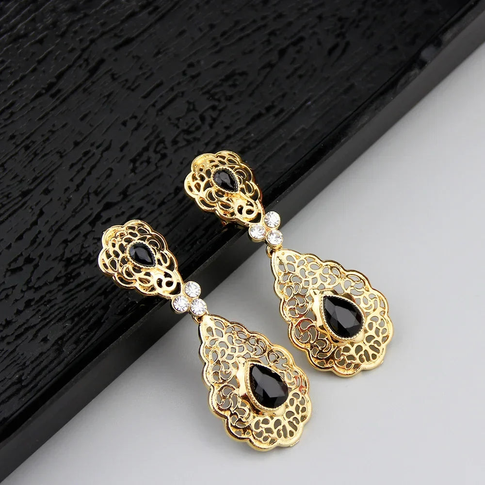 Women's Arabic-style drop earrings