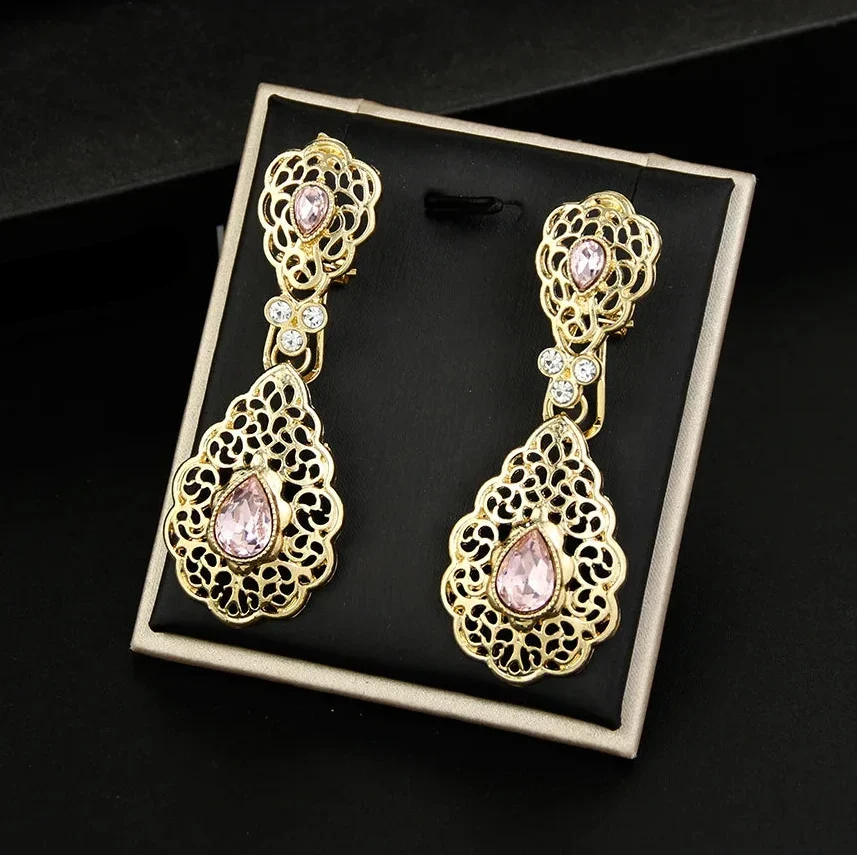 Women's Arabic-style drop earrings