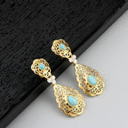 Women's Arabic-style drop earrings