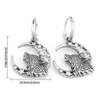 Viking Fenrir Dangle Earrings