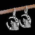 Viking Fenrir Dangle Earrings