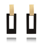 Rectangle Dangle Earrings