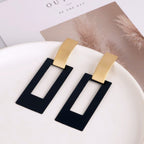 Rectangle Dangle Earrings