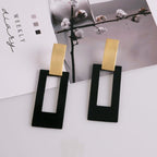 Rectangle Dangle Earrings