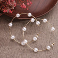 Round Pearl Earrings