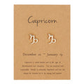 Pendientes Signo del Zodiaco 12 Constelaciones capricornio