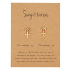 Pendientes Signo del Zodiaco 12 Constelaciones sagitario