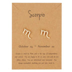 Pendientes Signo del Zodiaco 12 Constelaciones escorpio