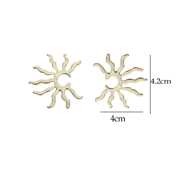 Pendientes Colgantes Sol para Mujer Astro