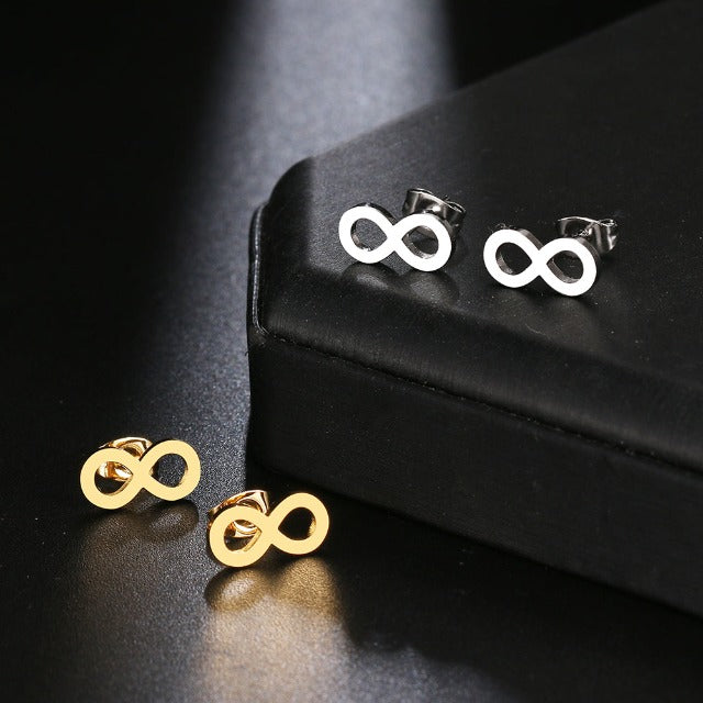 Infinity Symbol Stud Earrings for WomenInfinity Symbol Stud Earrings for Women