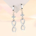 Women's Infinity Symbol Dangle Earrings