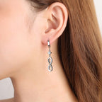 Women's Infinity Symbol Dangle Earrings