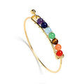 Pulsera 7 Chakras Mujer oro