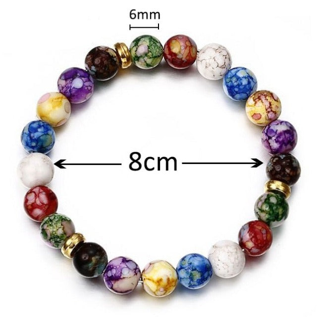 Pulsera 7 Chakras Piedras Hombre Mujer Niño
