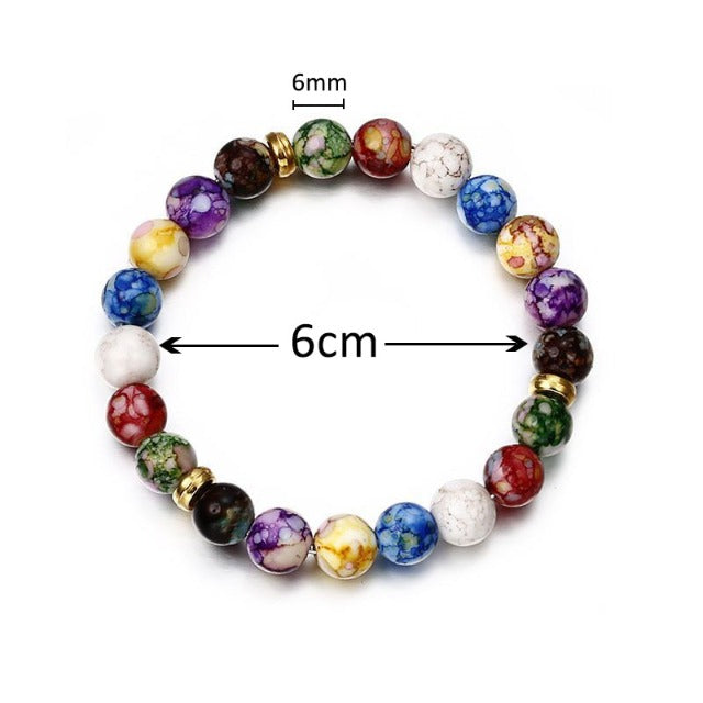 Pulsera 7 Chakras Piedras Hombre Mujer Niño