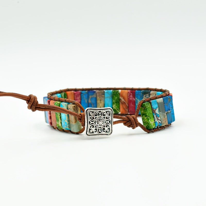 Pulsera 7 Chakras Piedras Reales