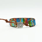 Pulsera 7 Chakras Piedras Reales