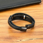 Men's Leather Eagle Bracelet