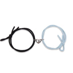 Pulsera Magnética Pareja negro y azul