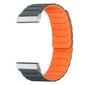 Bracelet aimanté pour montre Fitbit Versa 3, Versa 4, Sense 1 et Sense 2 noir orange