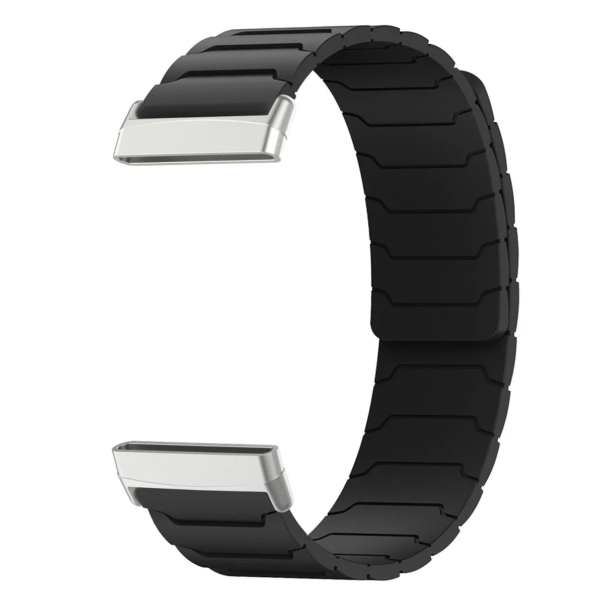 Bracelet aimanté pour montre Fitbit Versa 3, Versa 4, Sense 1 et Sense 2 noir