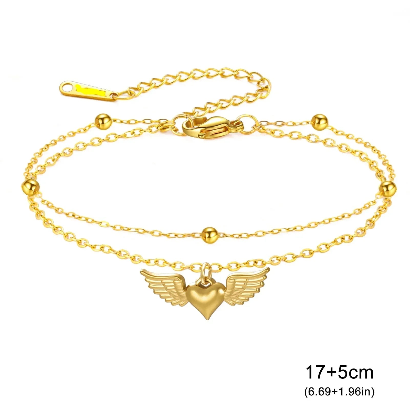Bracelet ajustable ailes d'ange