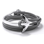 Pulsera ajustable ancla marina 