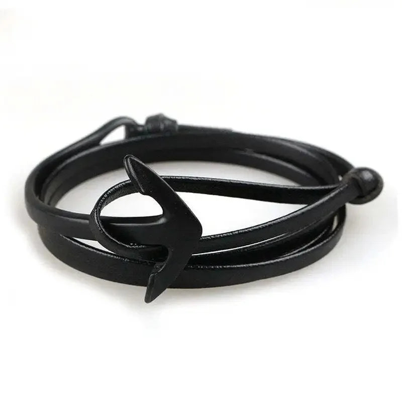 Pulsera ajustable ancla marina 