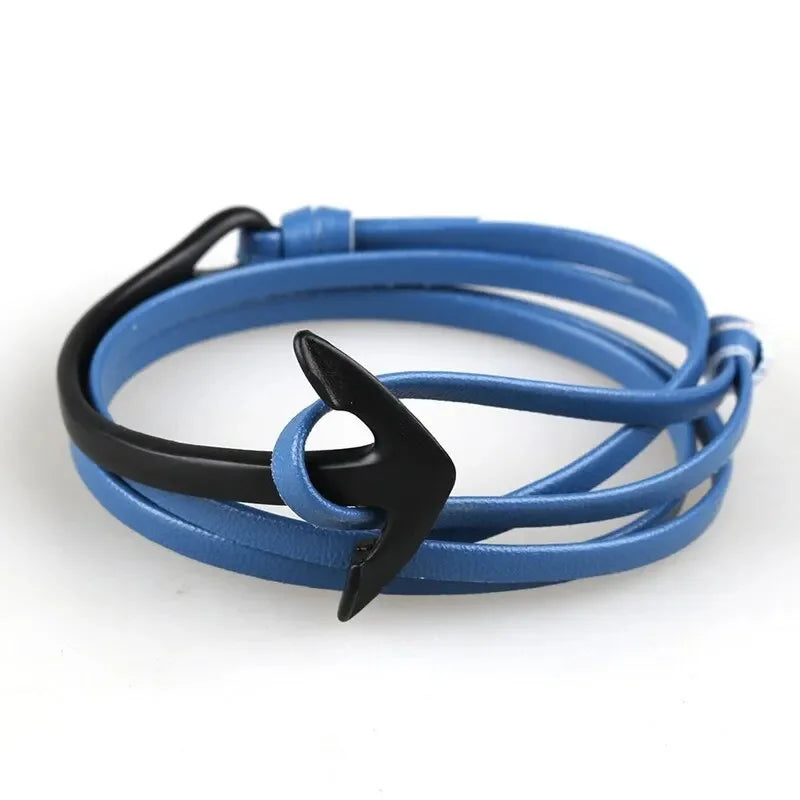 Pulsera ajustable ancla marina 