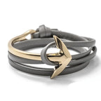 Bracelet ajustable ancre marine