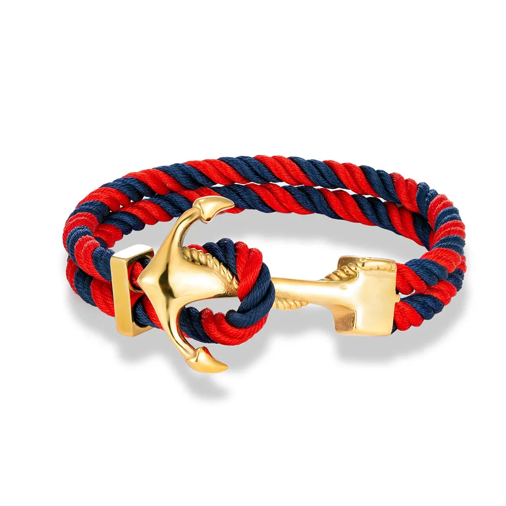 Men's anchor bracelet