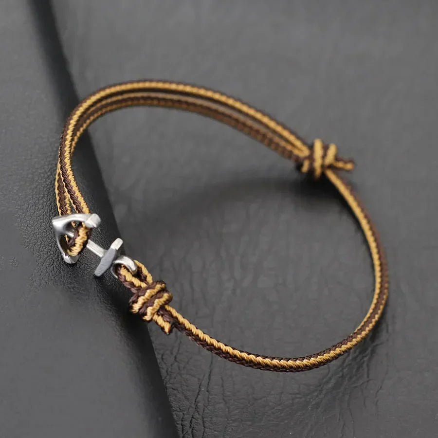 Pulsera ancla marina 