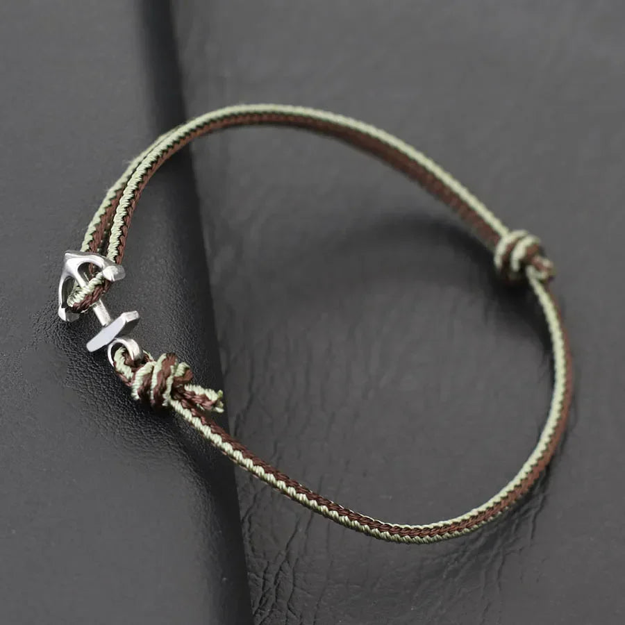 Pulsera ancla marina 