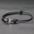 Pulsera ancla marina 