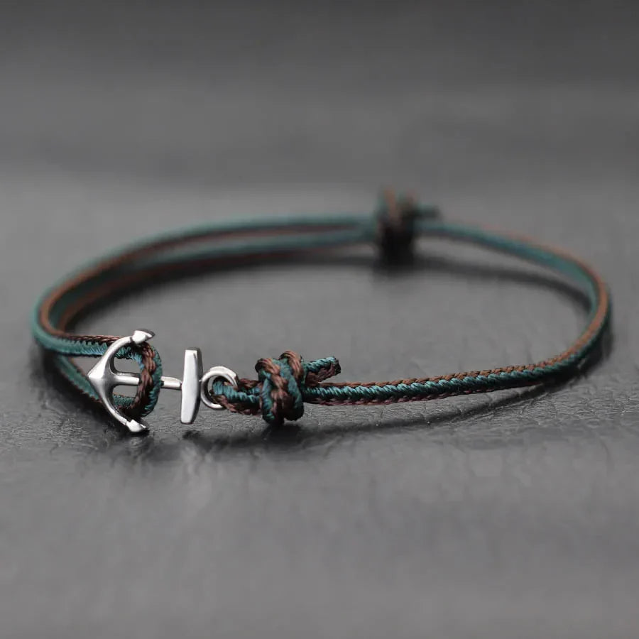 Pulsera ancla marina 
