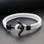 Pulsera ancla negra 
