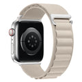 Pulsera Apple Watch con Hebilla Deportiva beige