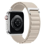 Pulsera Apple Watch con Hebilla Deportiva beige