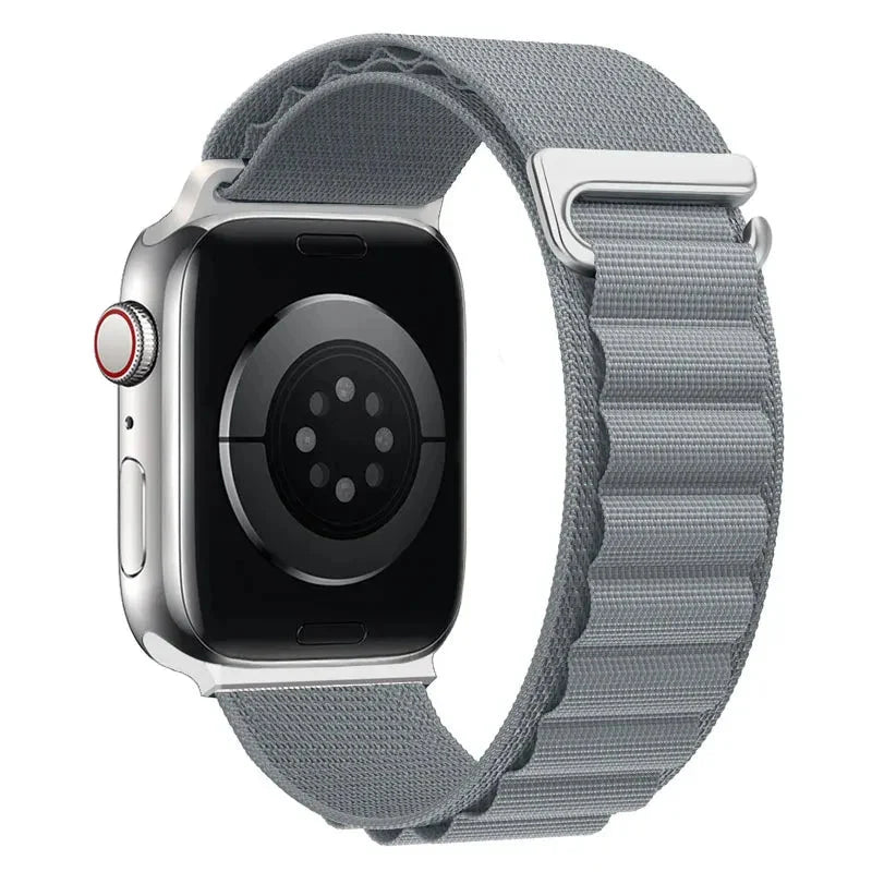 Pulsera Apple Watch con Hebilla Deportiva gris