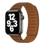 Bracelet Apple Watch à Fermoir Magnétique marron