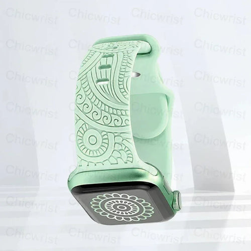 Pulsera Apple Watch con Motivos verde