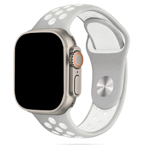 White Sport Apple Watch Band