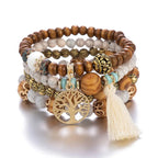 Pulsera Árbol de la Vida Esclava Mujer Perlas blancas