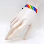 Bracelet arc-en-ciel ajustable 