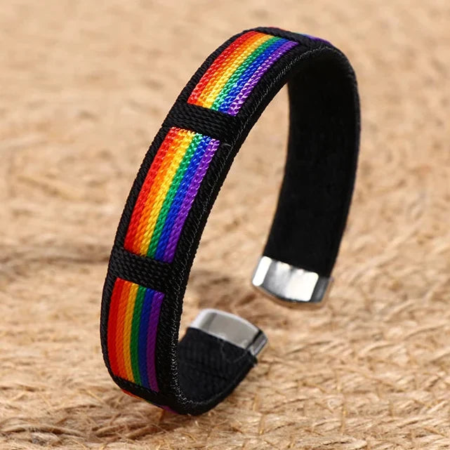 Bracelet arc-en-ciel homme ou femme